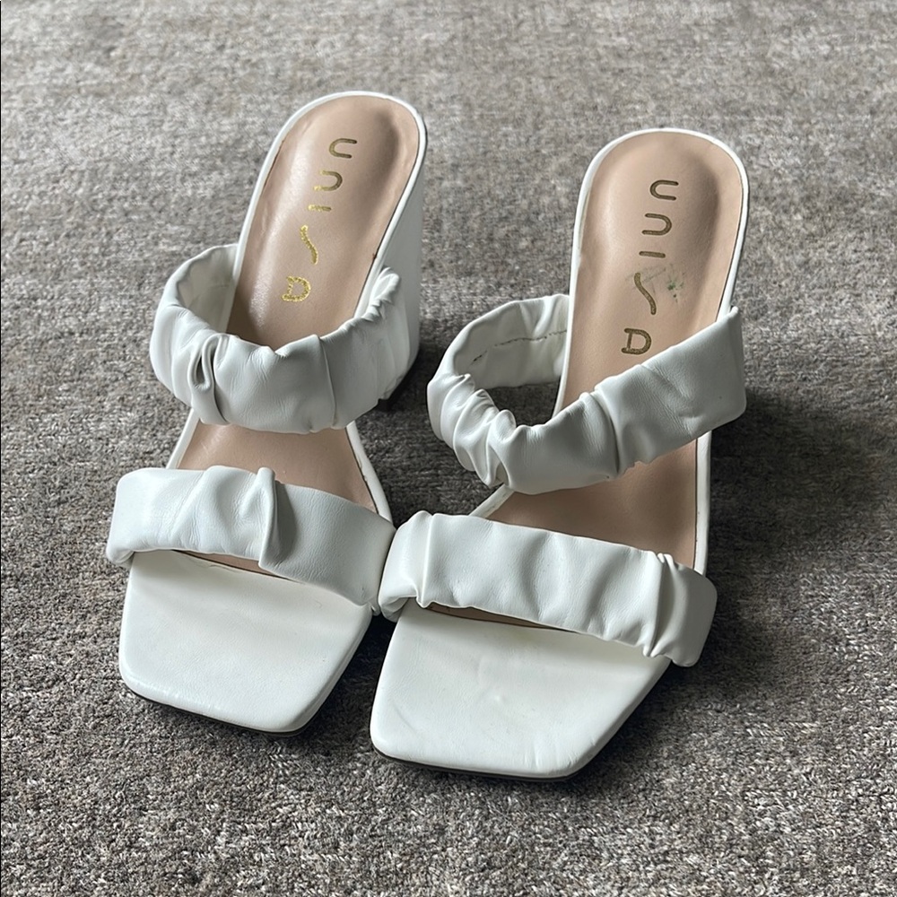 strappy block heels